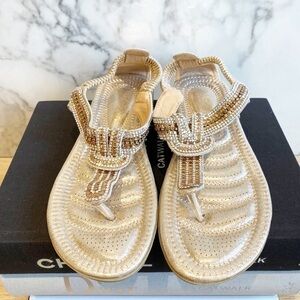 𝅺sparkly Rhinestone Sandals - see the video!